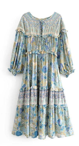 LEILA Midi Dress-Dress- Boheme Junction