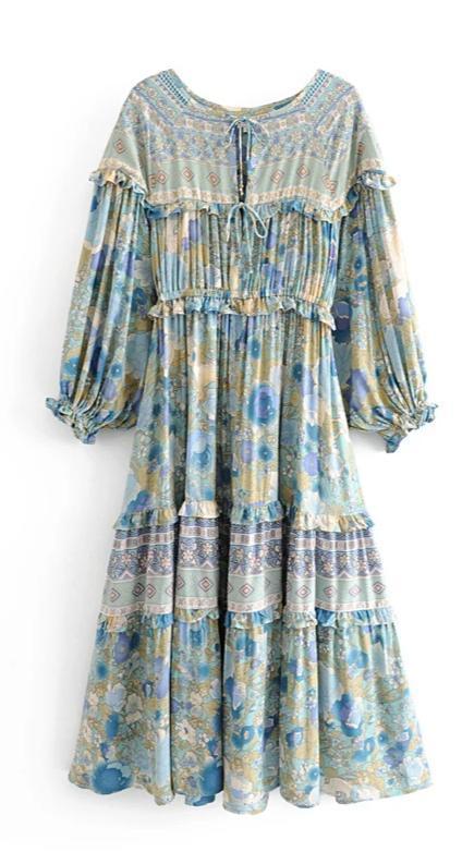 LEILA Midi Dress-Dress- Boheme Junction