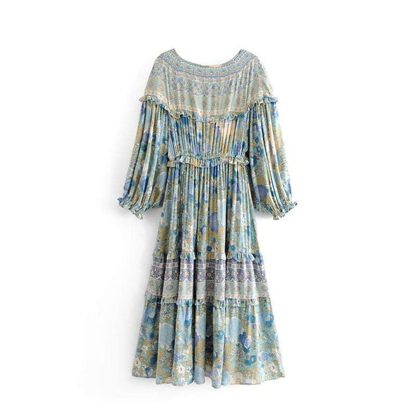 LEILA Midi Dress-Dress- Boheme Junction