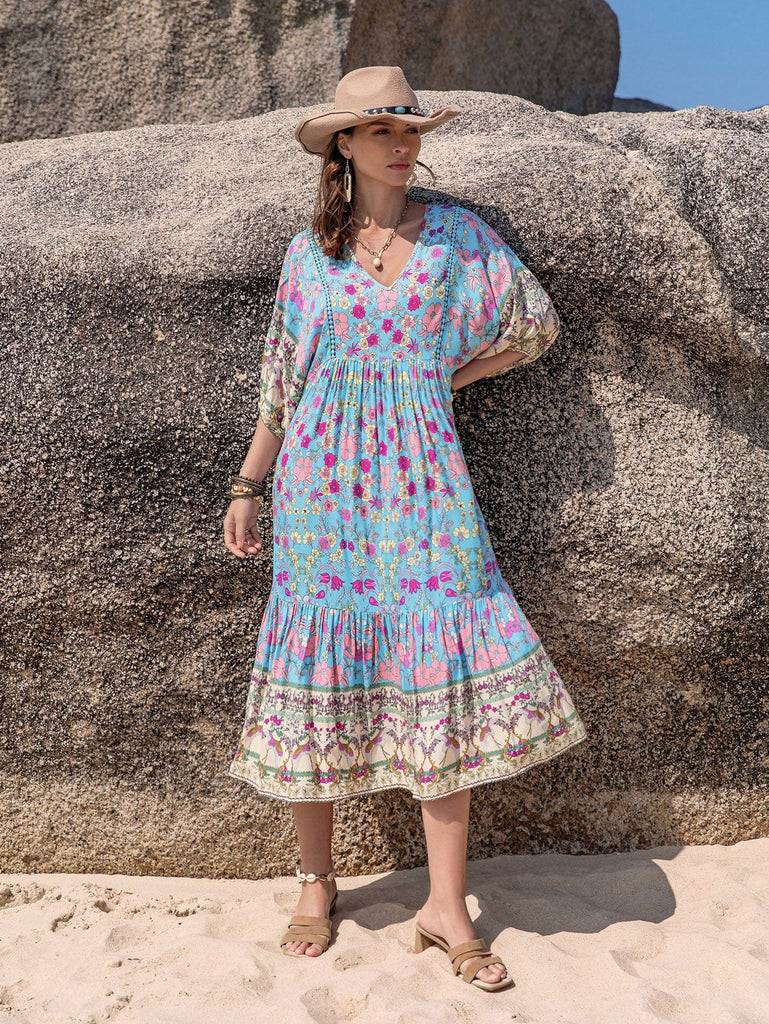 NATALIA Midi Dress | Boho Gypsy Dresses Australia | BOHEME JUNCTION