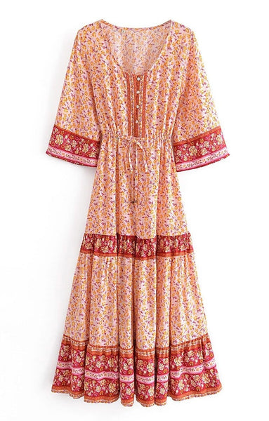 PENNY Maxi Dress | ONE LEFT-Dresses- Boheme Junction