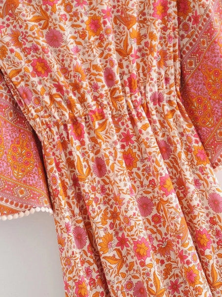 PRE-ORDER ITEM Dress PERSIA Midi Dress - Pink