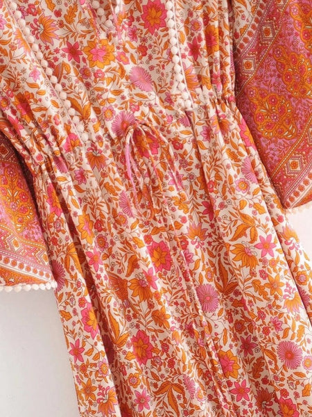 PRE-ORDER ITEM Dress PERSIA Midi Dress - Pink