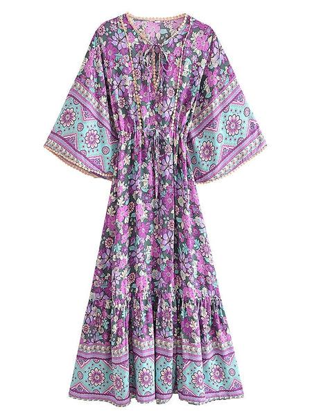 PERSIA Midi Dress-Dress- Boheme Junction