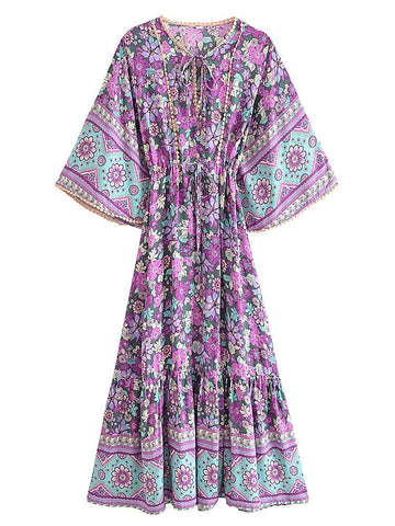 PERSIA Midi Dress-Dress- Boheme Junction