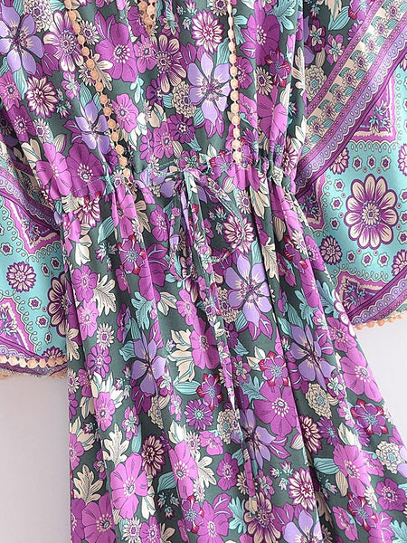 PERSIA Midi Dress-Dress- Boheme Junction