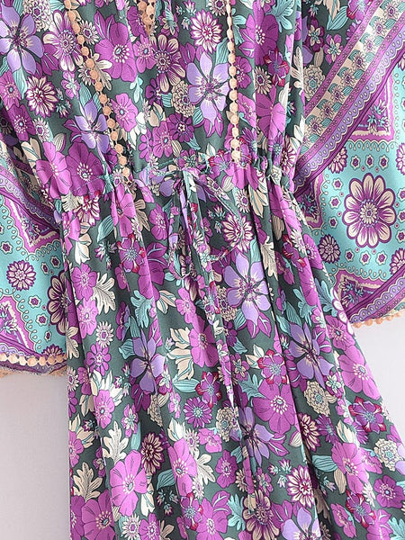 PERSIA Midi Dress-Dress- Boheme Junction