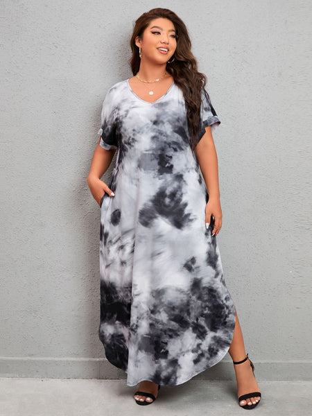 PLUS SIZE Krystal Maxi Dress - Black-Dress- Boheme Junction