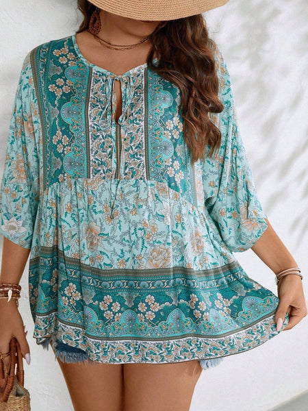 PLUS SIZE Persia Top-Tops- Boheme Junction