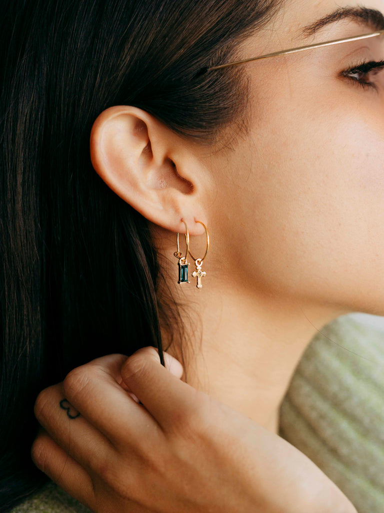 8 Pairs Gold Small Hoop Earrings Pack With Charm-silver Mini Hoop Dangle  Earrings With Charm- Huggie Hoop Earrings Set For Teen Girls And Women |  Fruugo NO
